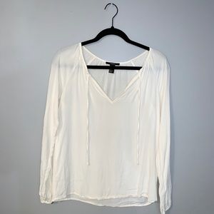 White Peasant Top